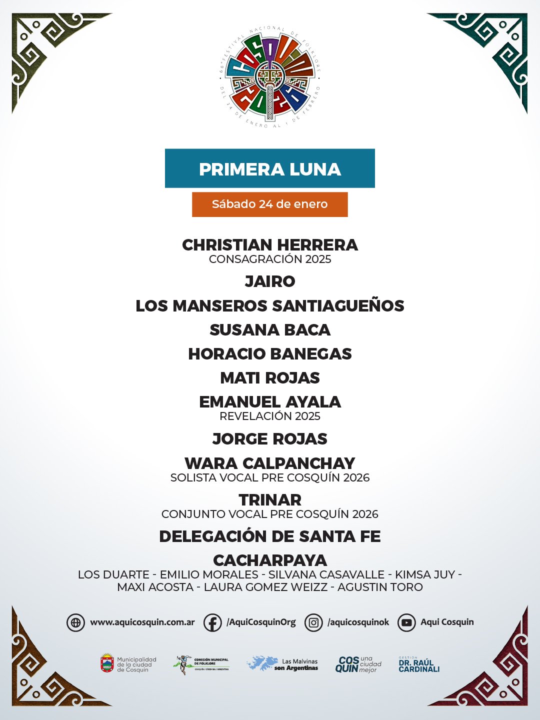 Festival Nacional del Folklore Cosqu�n 2026