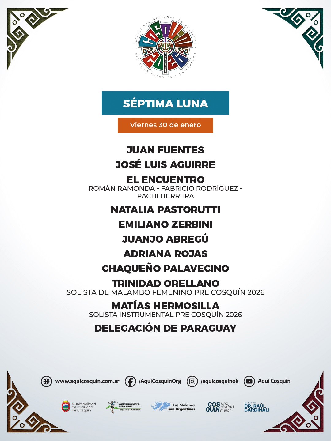 Festival Nacional del Folklore Cosqu�n 2026